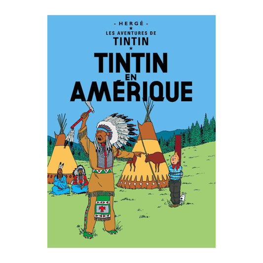 tintin en amérique – poster