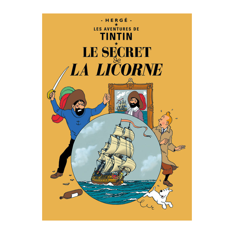 le secret de la licorne – poster