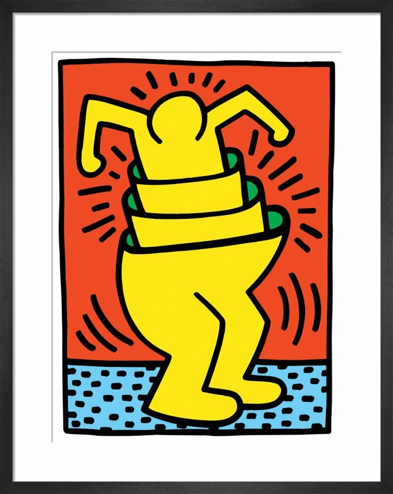 Keith Haring - Untitled, Untitled (cup man), 1989