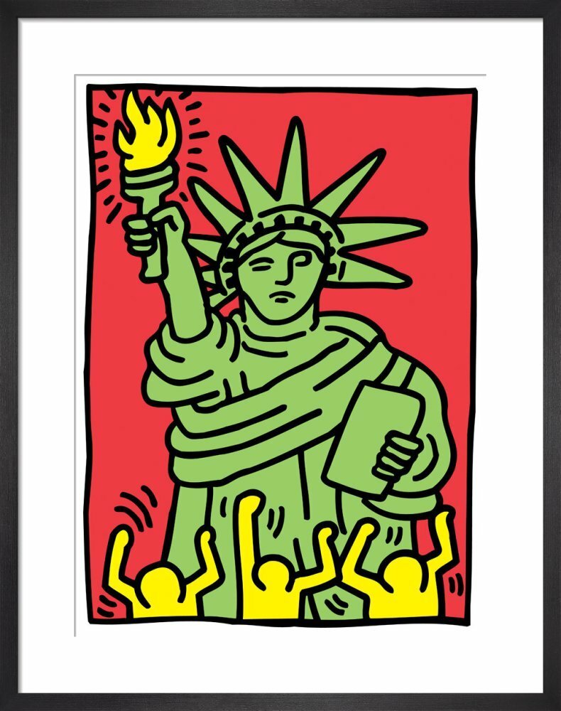 Keith Haring - Untitled, Statue of Liberty, 1986