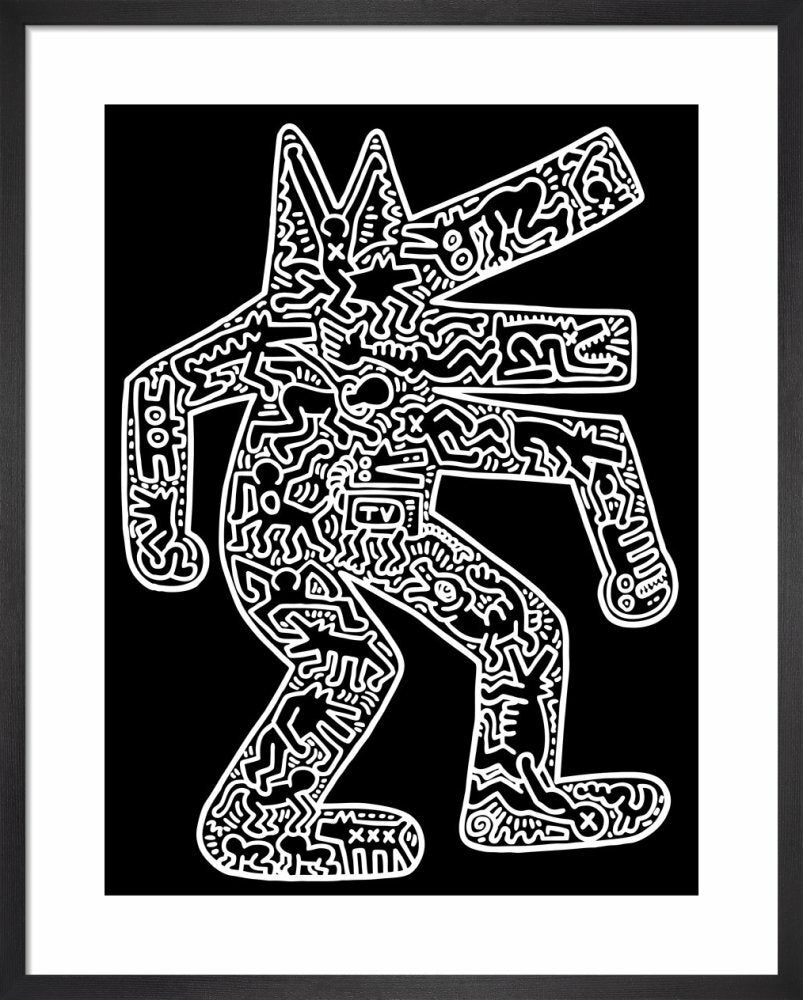 Keith Haring - unframed - Dog, 1985