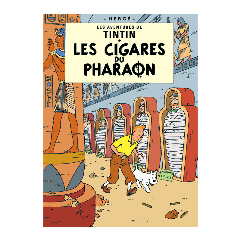 les cigares du pharaon – poster